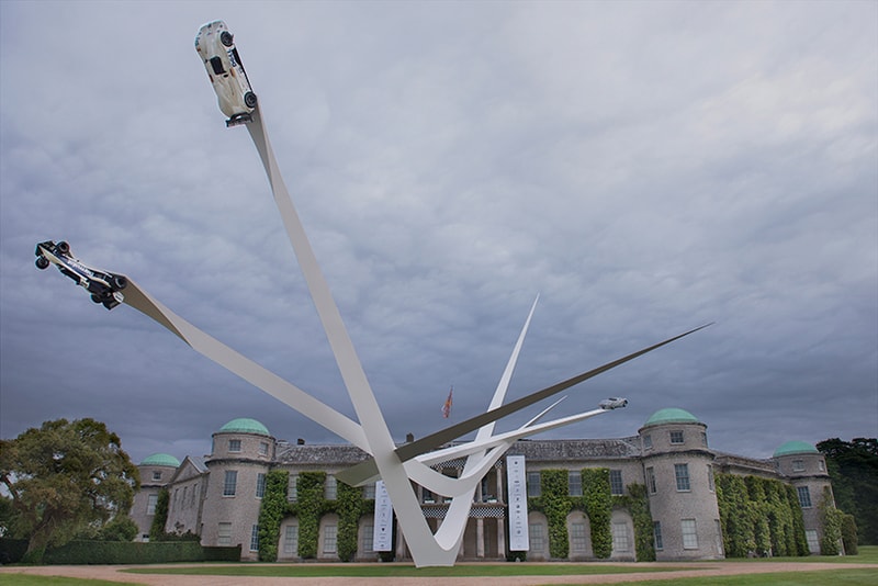 Goodwood Festival of Speed BMW Sculpture by Gerry Judah