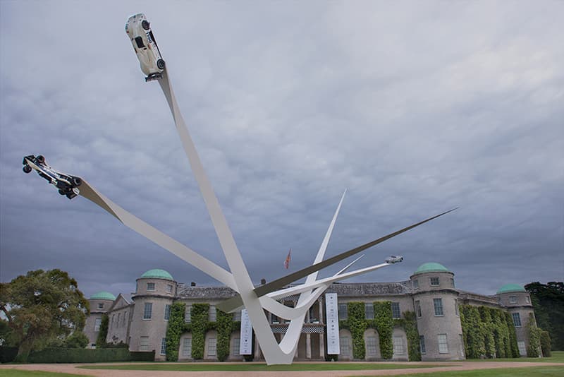 Goodwood Festival of Speed BMW Sculpture by Gerry Judah