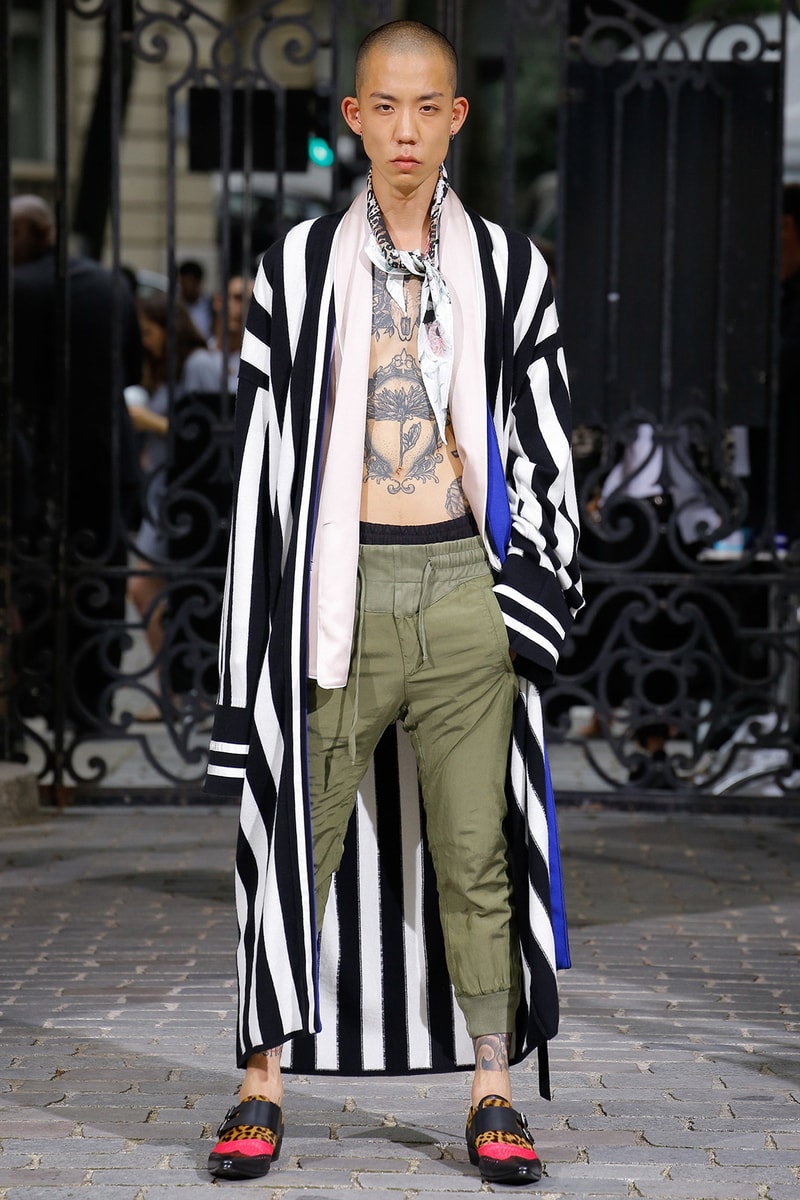 Haider Ackermann 2017 Spring Summer Menswear Runway Collection
