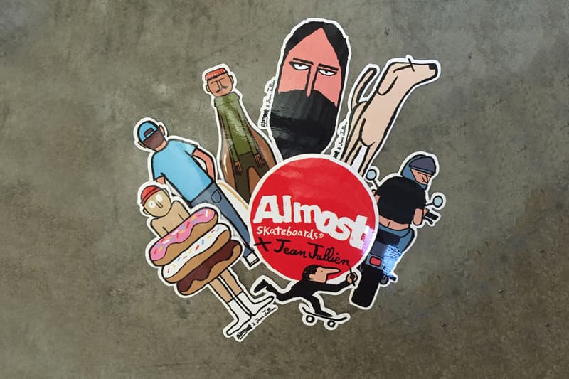 Jean Jullien x Almost Skateboards Artist Series Skate Decks