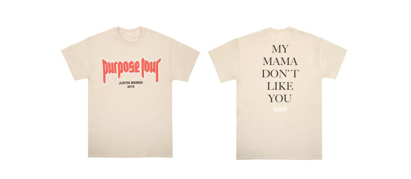 Justin Bieber's 'Purpose' Tour Merch for Miami Pop-Up Shop