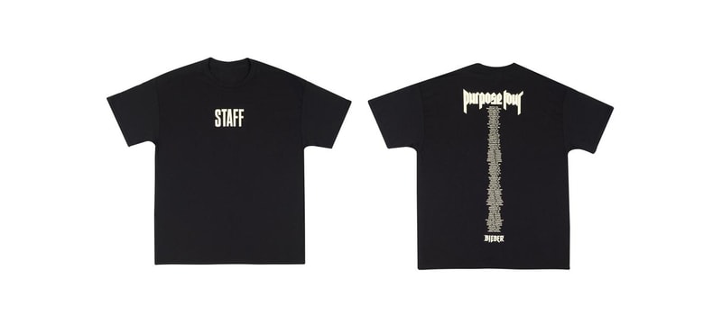 Justin Bieber's 'Purpose' Tour Merch for Miami Pop-Up Shop
