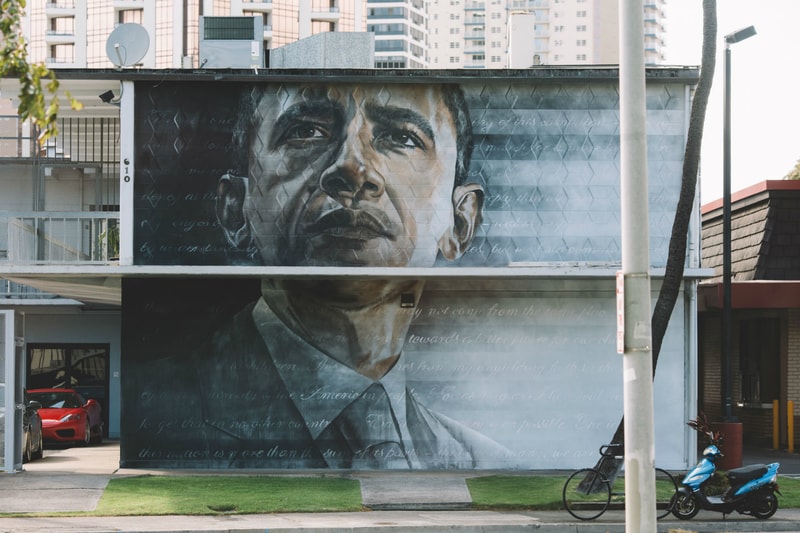 Kamea Hadar "Hapa" Barack Obama Painting