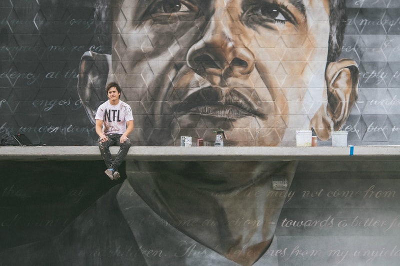 Kamea Hadar "Hapa" Barack Obama Painting