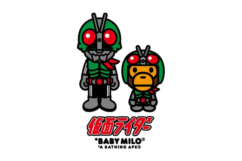 Baby Milo Partners up With Kamen Rider in Latest BAPE Collaboration