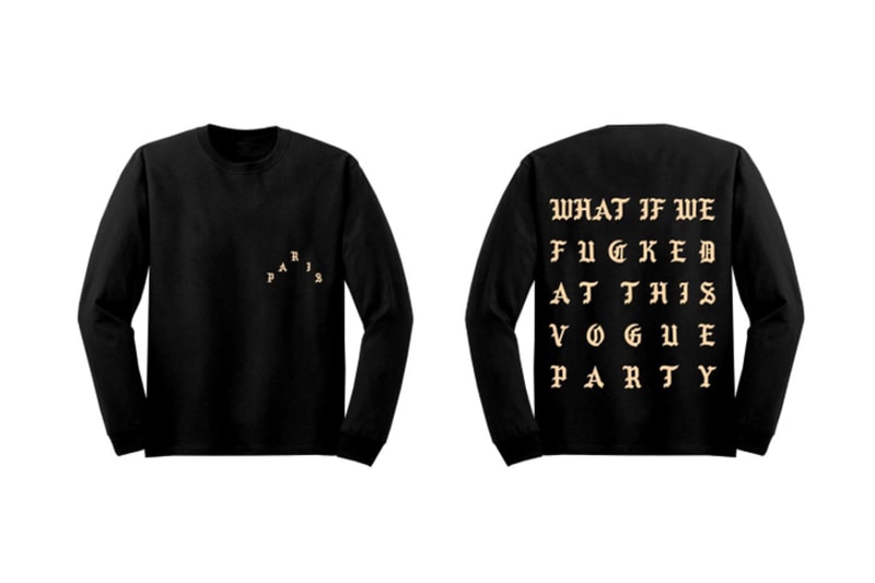 Kanye West's "Vogue Party" Long-Sleeve T-Shirt