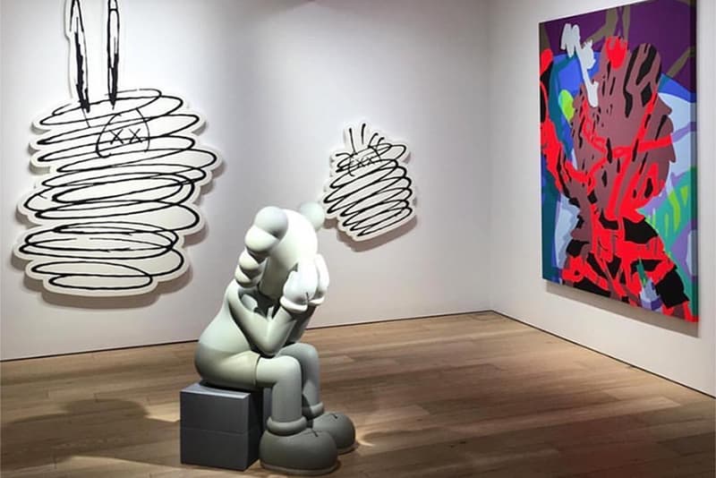 KAWS Exhibition at Galerie Perrotin