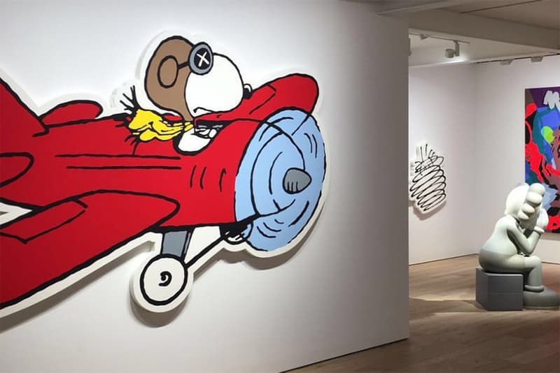 KAWS Exhibition at Galerie Perrotin