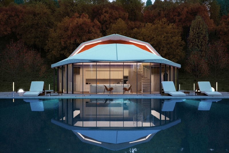 Lenz Architects' "Shell House" in Almaty, Kazakhstan