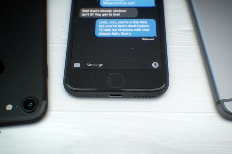 Renderings of Apple iPhone 7 in Space Black