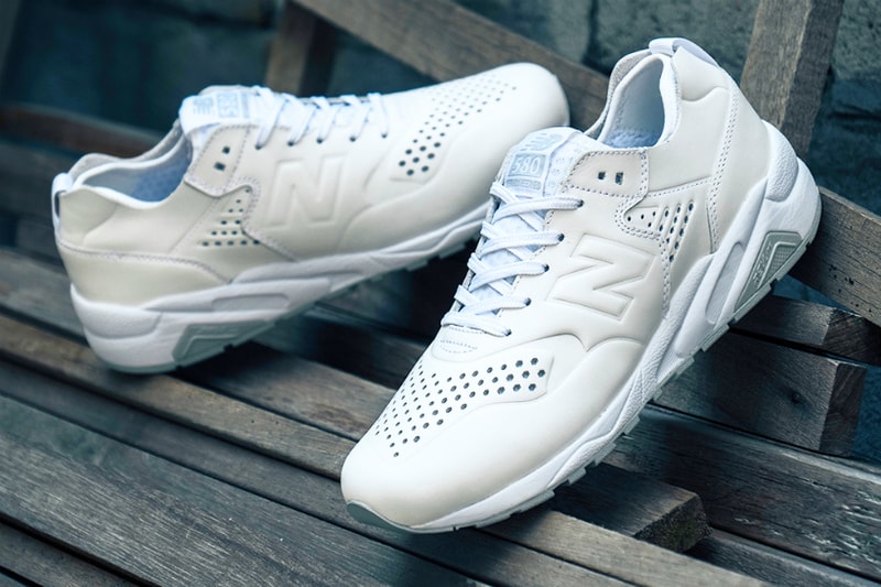 New Balance Deconstructed 580 in Navy Suede and White Leather