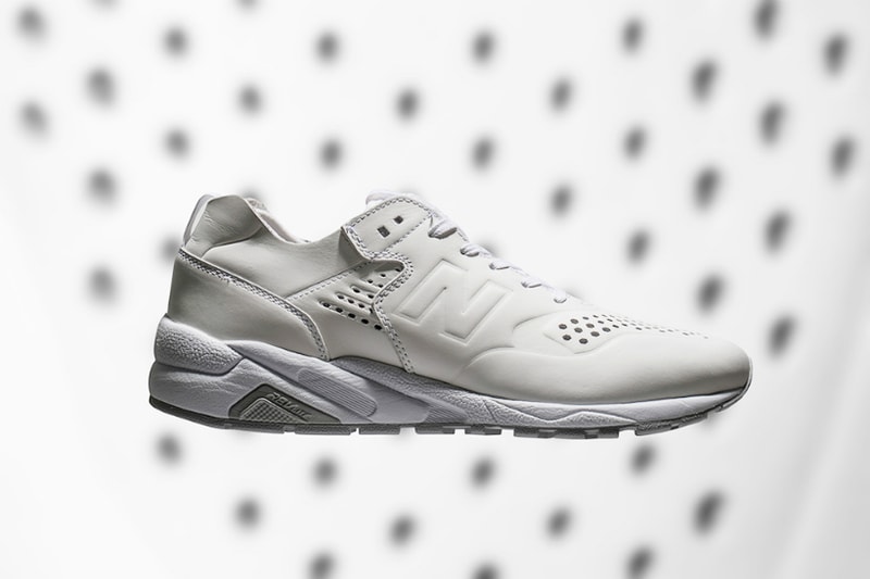 New Balance Deconstructed 580 in Navy Suede and White Leather