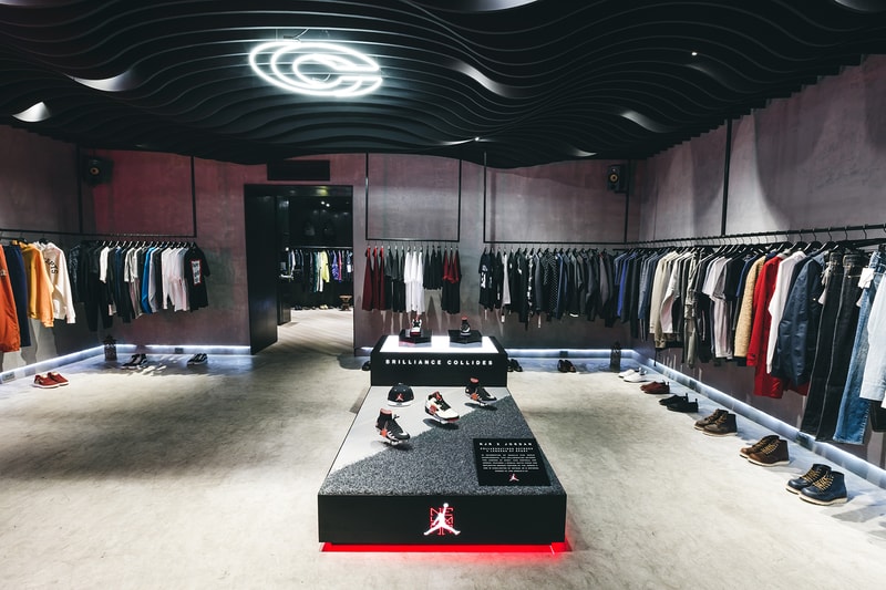 Neymar Jr NJR x Jordan Brand Collection Installation at Concepts Store