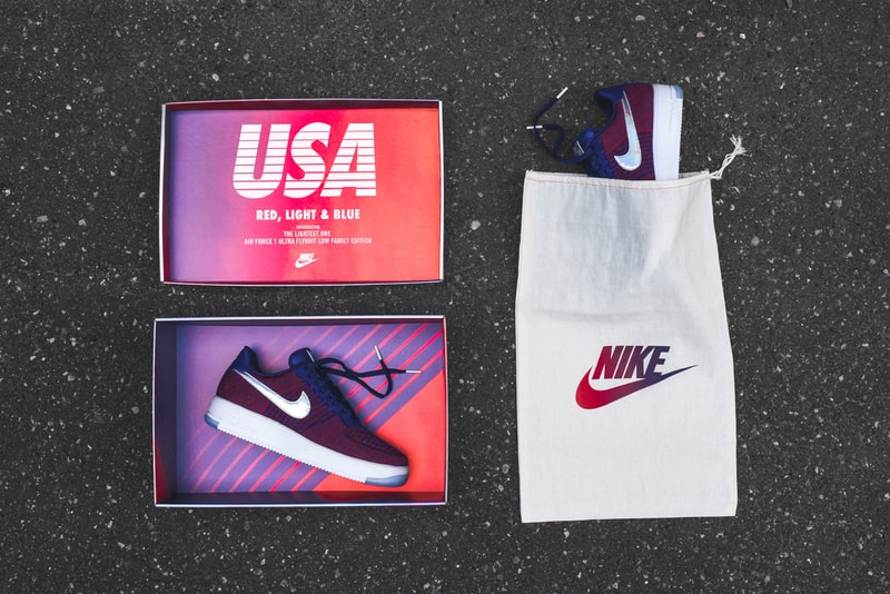 Nike's KITH-Exclusive Air Force 1 Ultra Flyknit "USA Family"