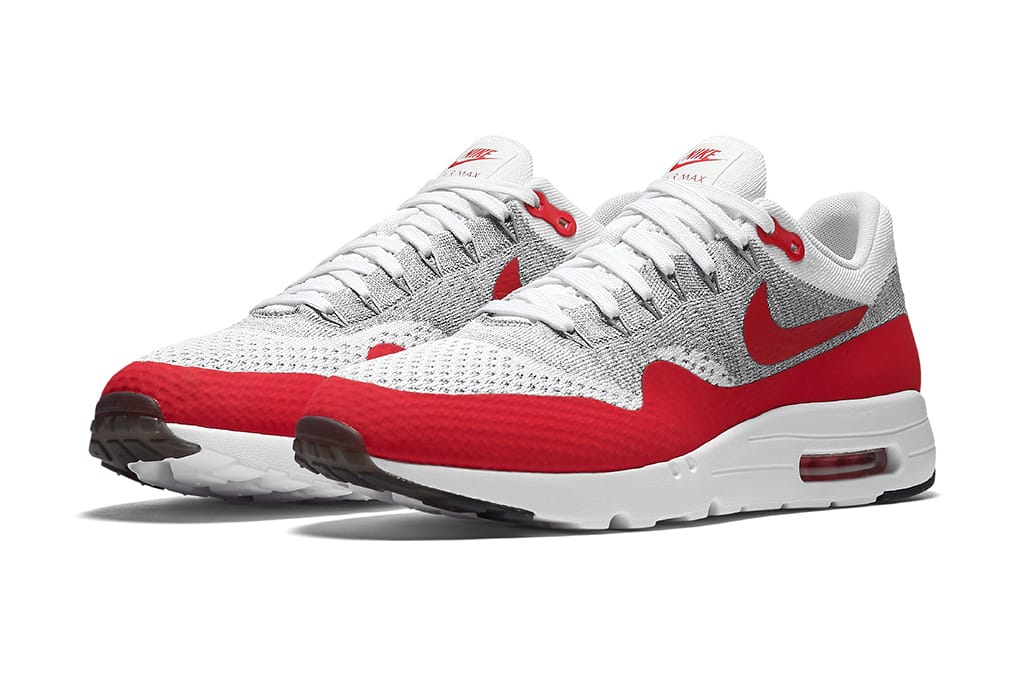 air max 1 flyknit red