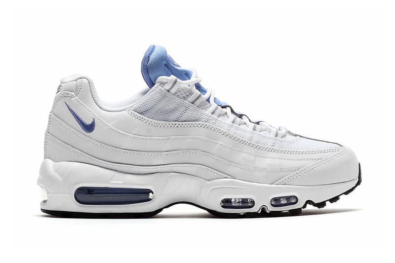 Nike Air Max 95 Essential White Chalk Blue Stealth Hypebeast Nike Air Max 95 Essential White Chalk Blue Stealth Hypebeast