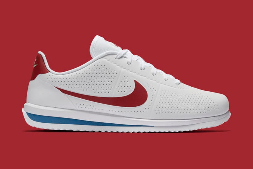nike cortez ultra moire white red blue