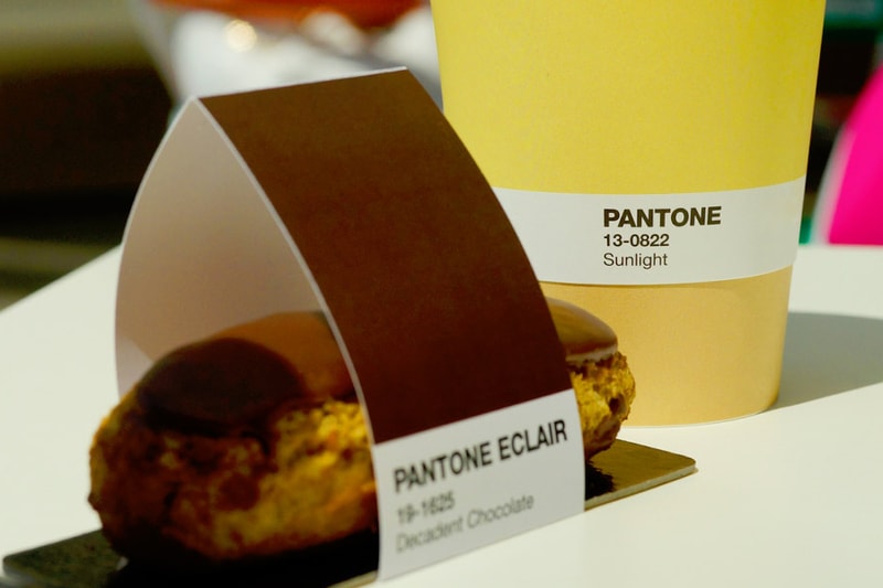 Pantone Cafe Pop Up Shop Color-Coded Menu