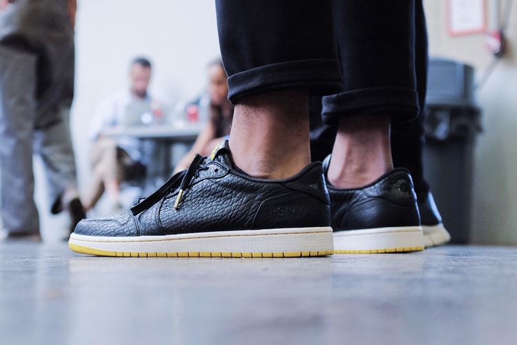 A First Look at the PSNY x Air Jordan 1 Low "Swooshless" Collaboration