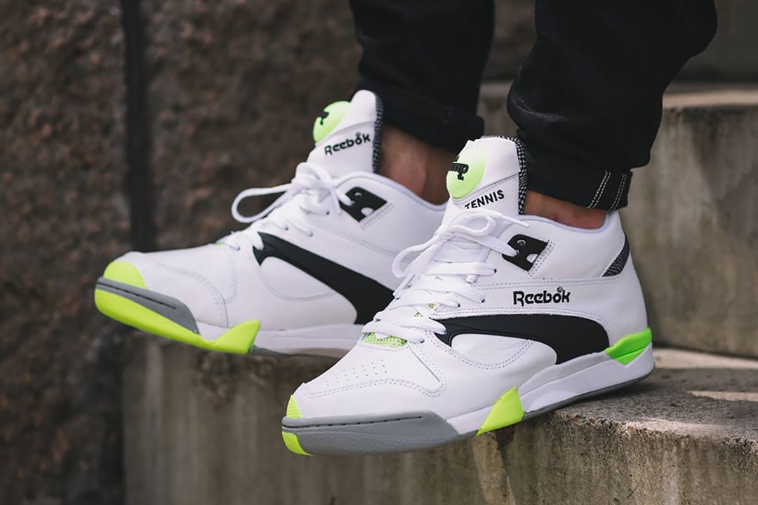 Reebok court victory pump glow in the dark Clearance