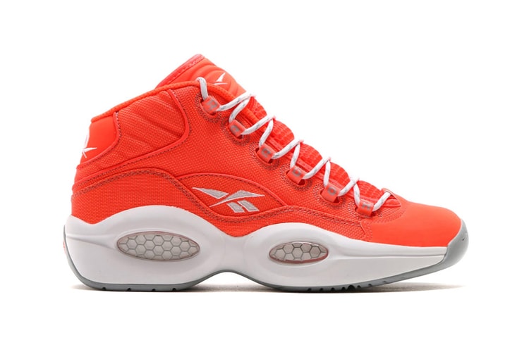The Atomic Red Reebok Question Mid Sports a Kevlar Upper