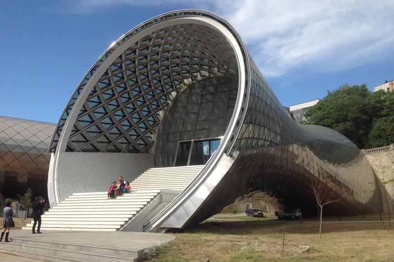 Rhike Park Music Theater and Exhibition Hall by Fuksas