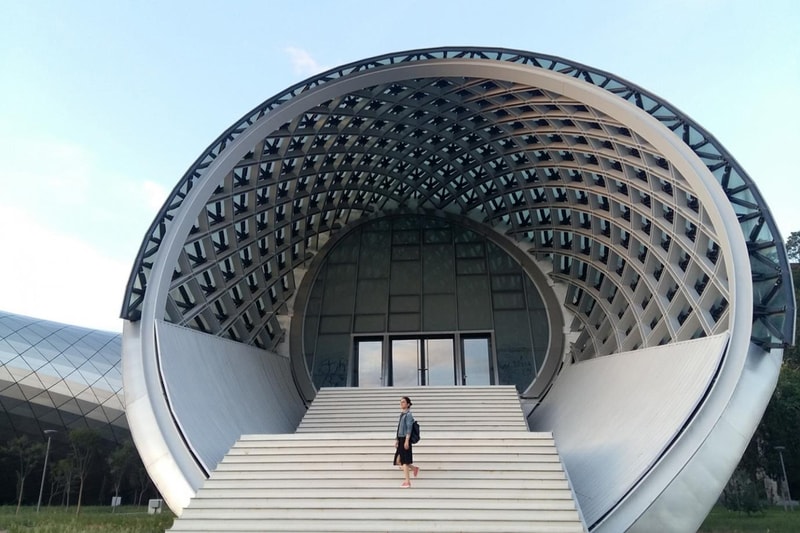 Rhike Park Music Theater and Exhibition Hall by Fuksas