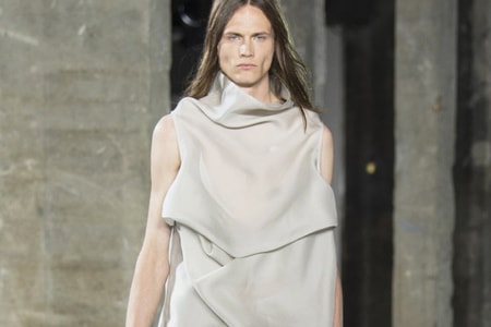 Rick Owens Experiments With Draping Styles for 2017 Spring/Summer Collection