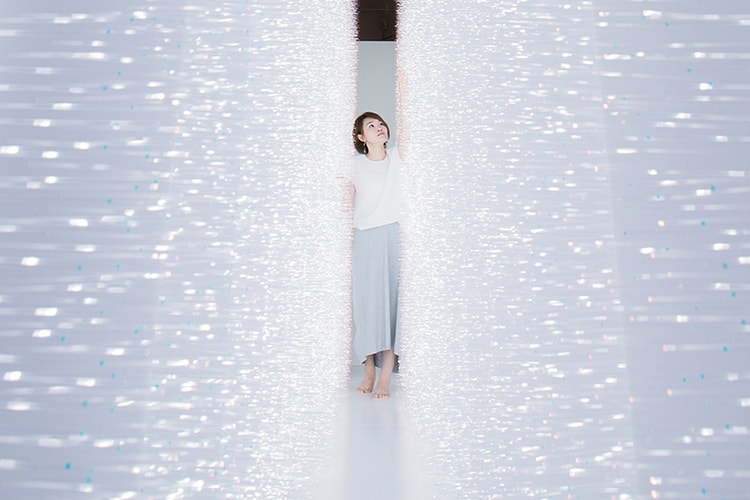 Hitomi Sato Invites Spectators to Take a Shimmering Walk Through Light