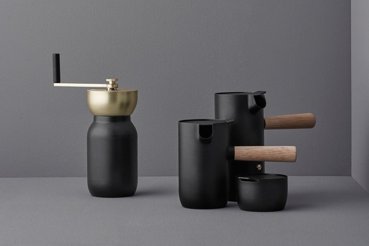 Something Design Creates a Matte Black Coffee Brewing Collection for Stelton