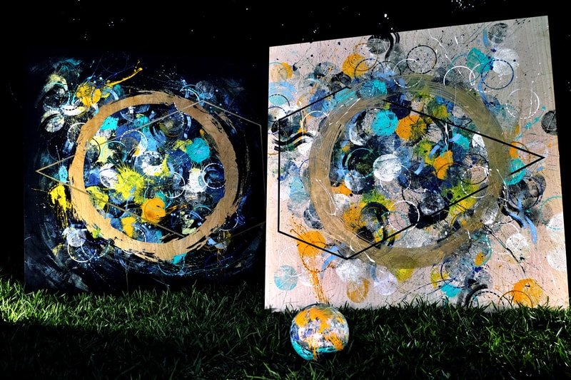 Stephen Curry Footwork Painting by MEGGS