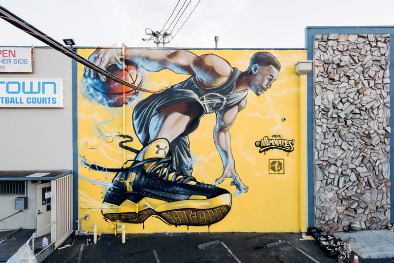 Stephen Curry's Larger-Than-Life Game Now Towers Over an Oakland Freeway in New Mural