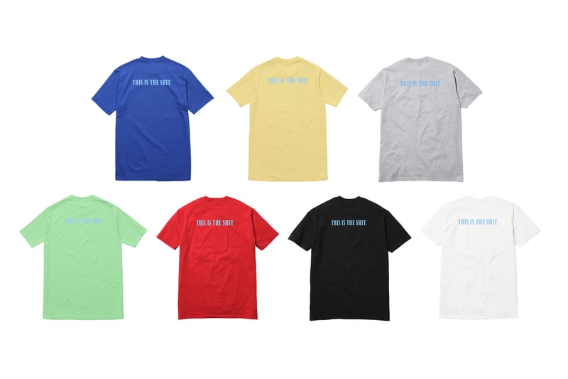 Supreme 2016 Summer T-shirts St Ides and WS Burroughs