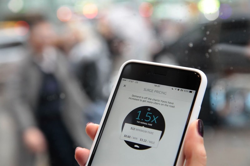 Uber Stops Displaying Surge Pricing