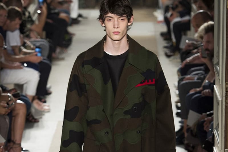 Valentino Highlights Army-Inspired Apparel for Spring/Summer 2017