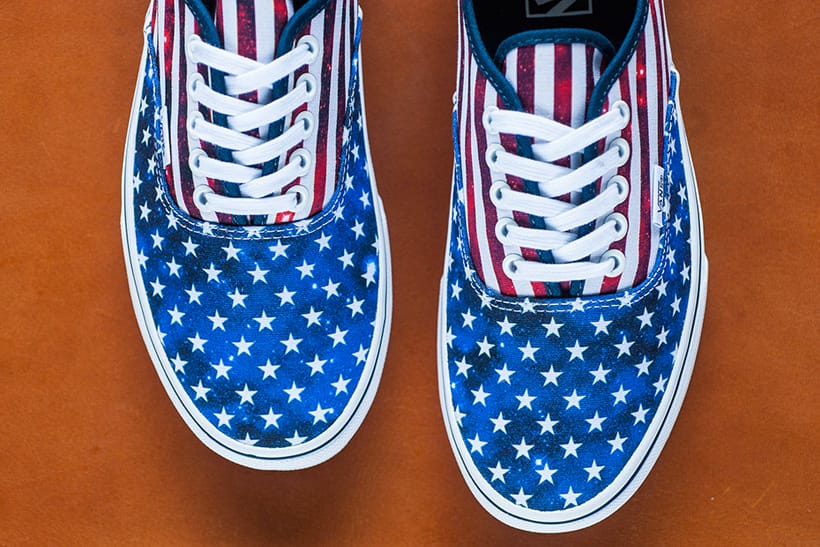 vans patriotic shoes