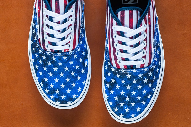 Vans Authentic American Flag Canvas Shoes