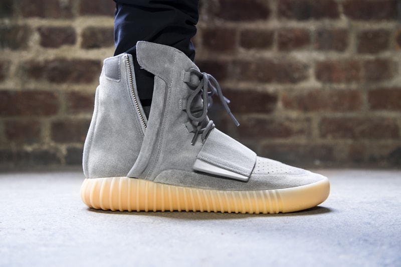 adidas Originals Yeezy Boost 750 Light Grey and Gum Retailer Lookbooks