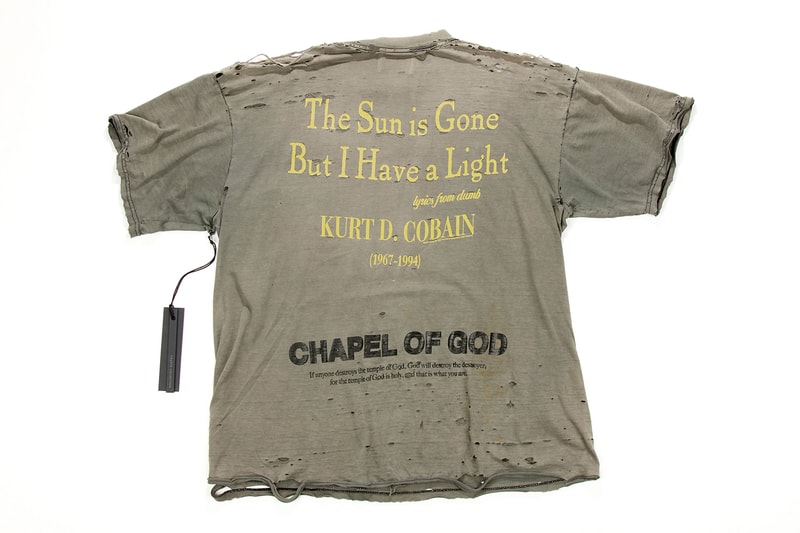Jerry Lorenzo Chapel of God Vintage Band Tee Collection