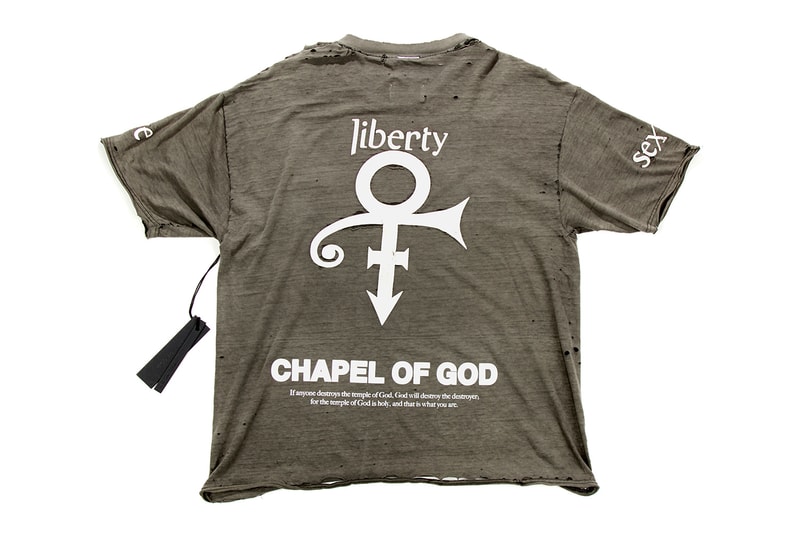 Jerry Lorenzo Chapel of God Vintage Band Tee Collection