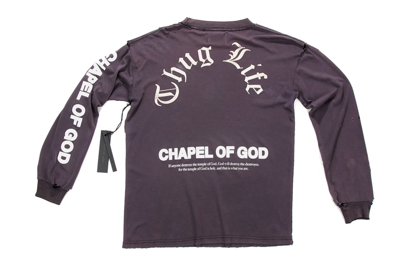 Jerry Lorenzo Chapel of God Vintage Band Tee Collection