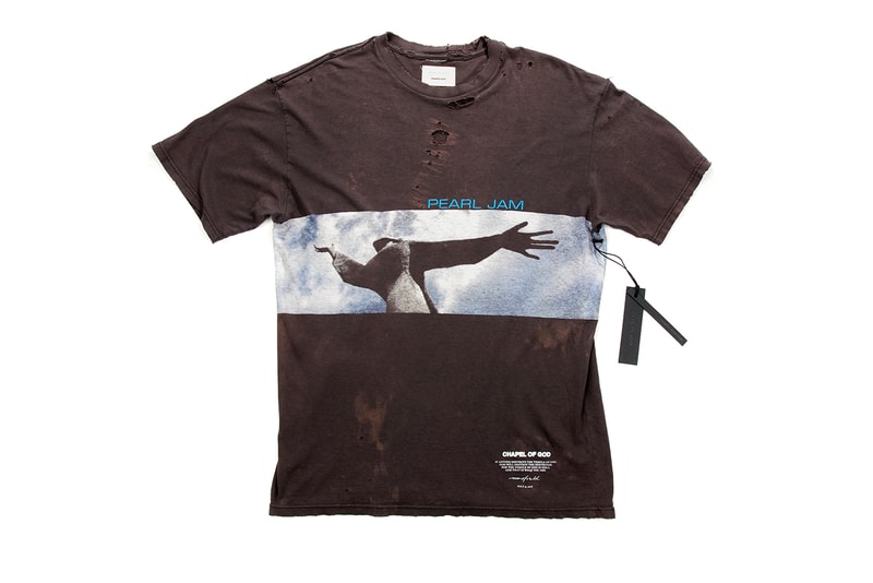Jerry Lorenzo Chapel of God Vintage Band Tee Collection