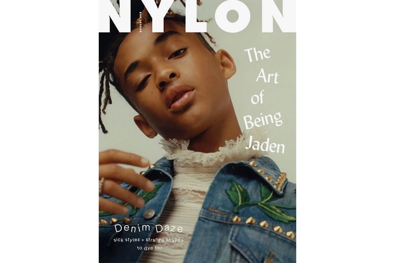 Jaden Smith First Male on A "Nylon" Cover