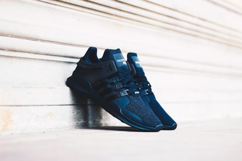adidas EQT Support ADV "Triple Black" Closer Look