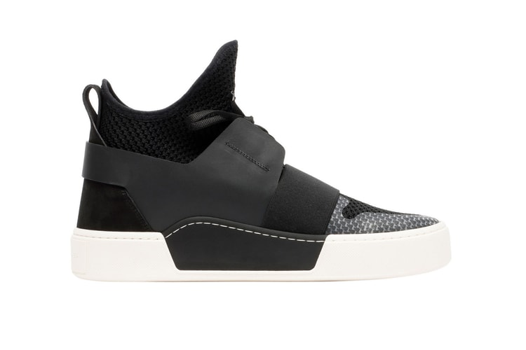 Balenciaga Debuts a Black and White High-Top Knitted Mesh Elastic Trainer