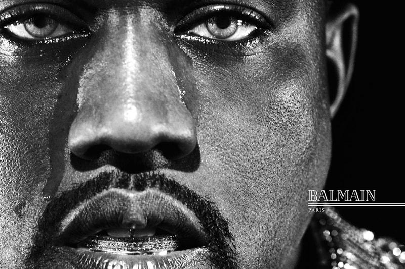 Kim and Kanye West  in Balamain's 2016 Fall Winter Campaign