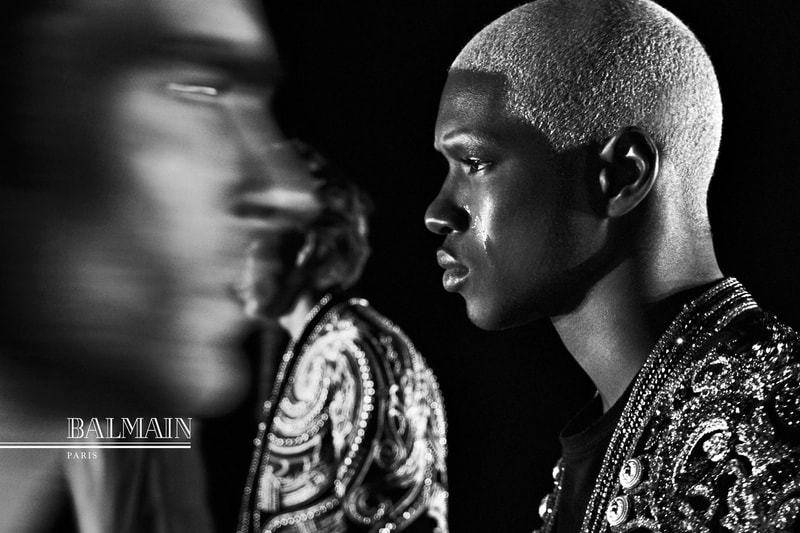 Kim and Kanye West  in Balamain's 2016 Fall Winter Campaign