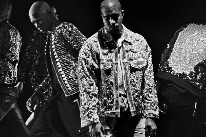 Kim and Kanye West  in Balamain's 2016 Fall Winter Campaign
