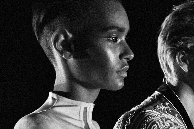 Kim and Kanye West  in Balamain's 2016 Fall Winter Campaign