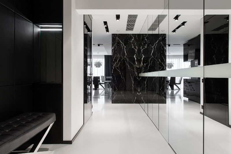 Black and White Interior Apartment